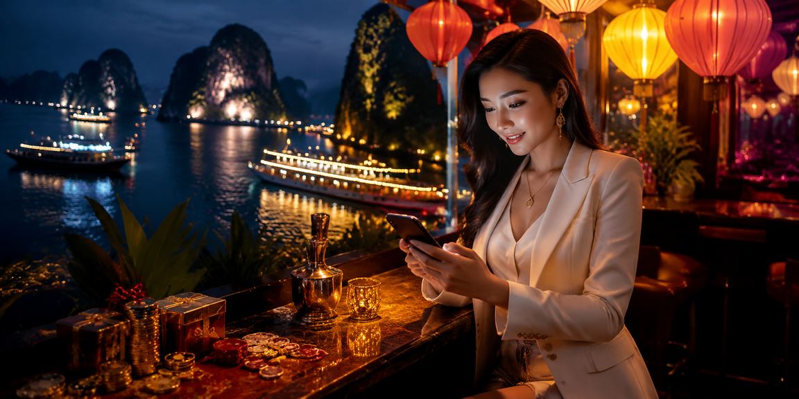 Không khí chơi bài và giải trí casino tại phố đèn lồng Hội An về đêm