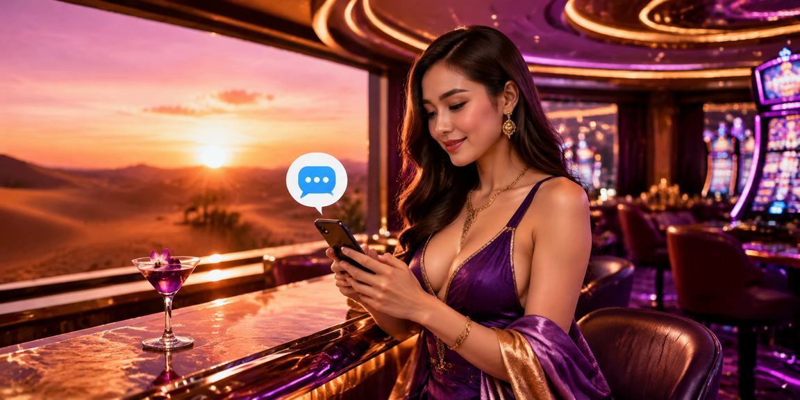 Người dùng tại Mũi Né theo dõi kèo live trên điện thoại trong không gian resort ven biển