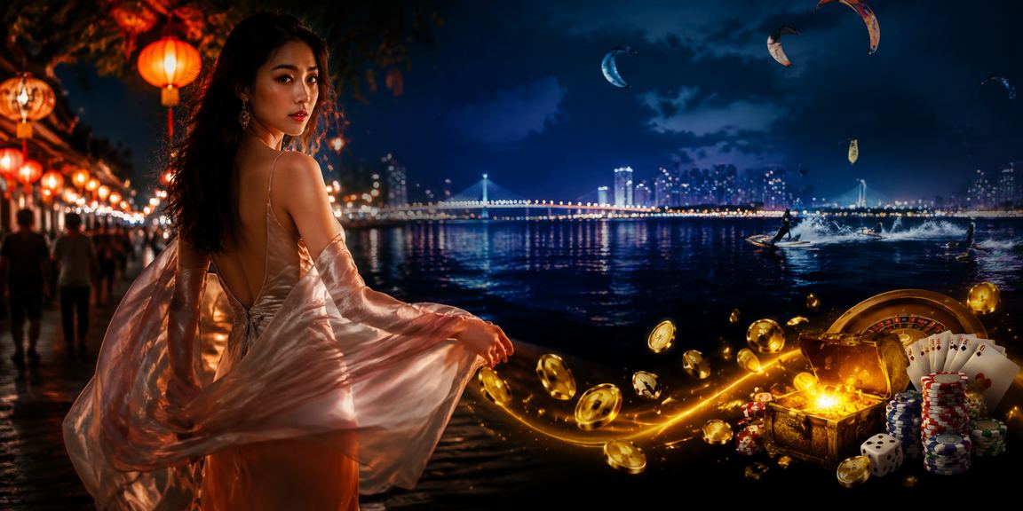 Cảnh đêm Sài Gòn với không khí cá cược thể thao sôi động
